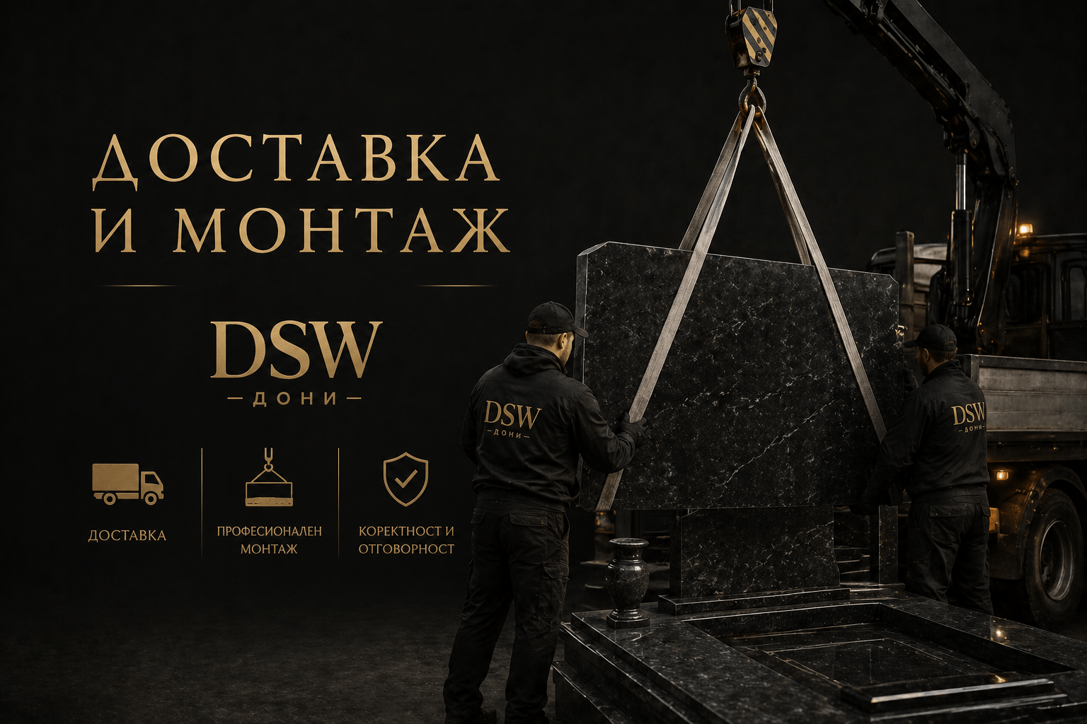 Доставка и монтаж